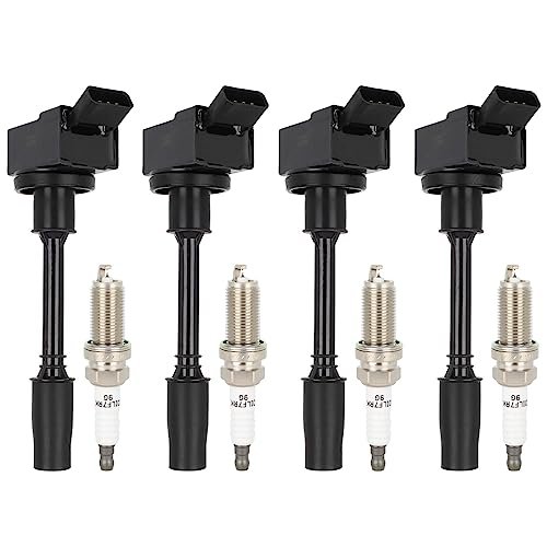 ECCPP 9091902269 4 ignition coils with 4 iridium Spark...