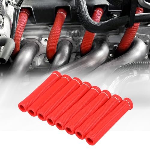 SHINEHOME 8 PCS Spark Plug Boot Protector 2500° Spark...