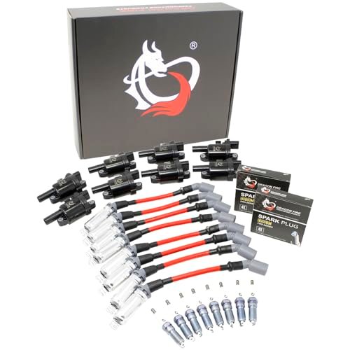 DRAGON FIRE PERFORMANCE Power Pack Set ROUND Ignition Coils...