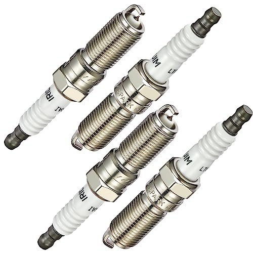 BDFHYK Set of 4 Iridium Spark Plug Compatible with Jaguar...