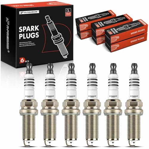 A-Premium Iridium Platinum Spark Plugs Compatible with...