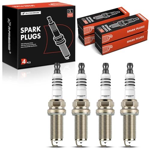 A-Premium Iridium Platinum Spark Plugs Compatible with Kia...