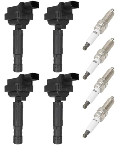 ECCPP 4 ignition coils with 4 iridium Spark...