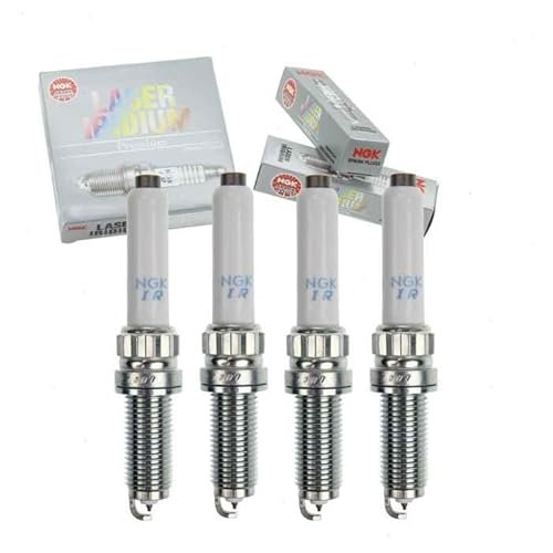 4 pc NGK Laser Iridium Spark Plugs compatible with Mini...