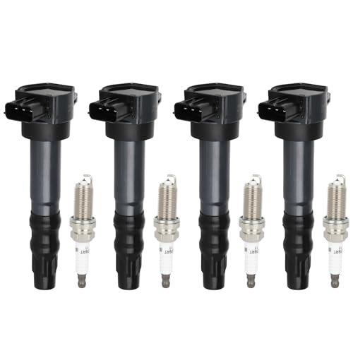 ECCPP 4 ignition coils with 4 iridium Spark...