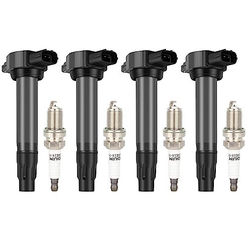 ECCPP UF589 4 ignition coils with 4 iridium Spark Plugs...