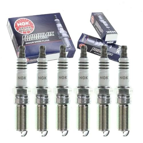 6 pc NGK Iridium IX Spark Plugs compatible with Ford...