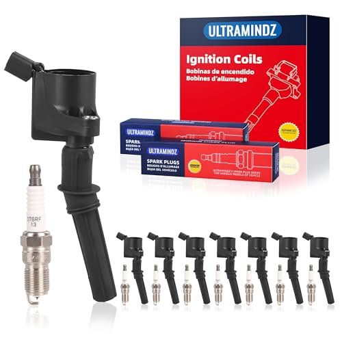 Ignition Coils DG508 & Spark Plugs for Ford 4.6 F150...