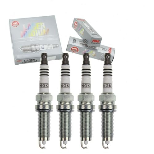 4 pc NGK Laser Iridium Spark Plugs compatible with Nissan...