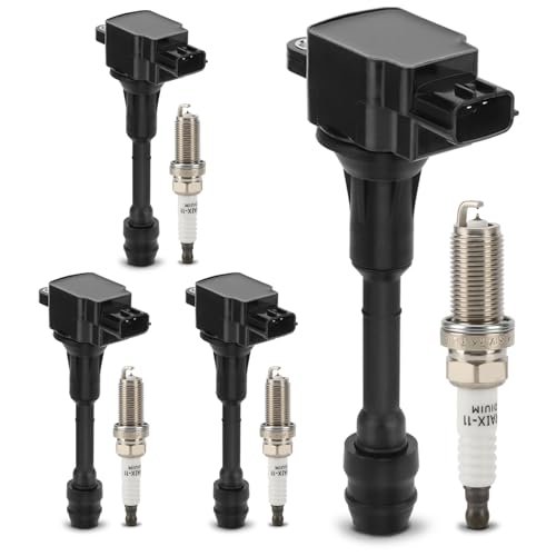 UF350 Ignition Coil & 4505 Double Iridium Spark Plug for...