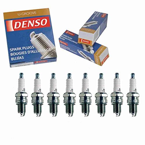 8 pc DENSO Standard U-Groove Spark Plugs compatible with...