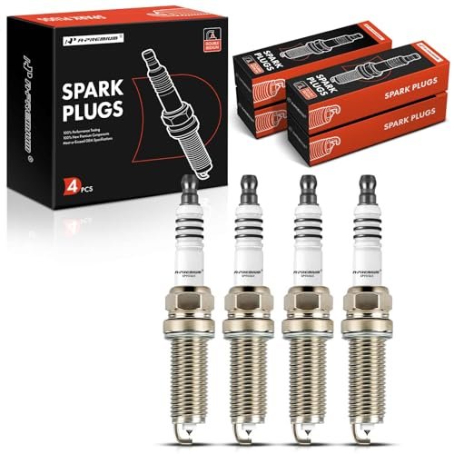 A-Premium Double Iridium Spark Plugs Compatible with Nissan...