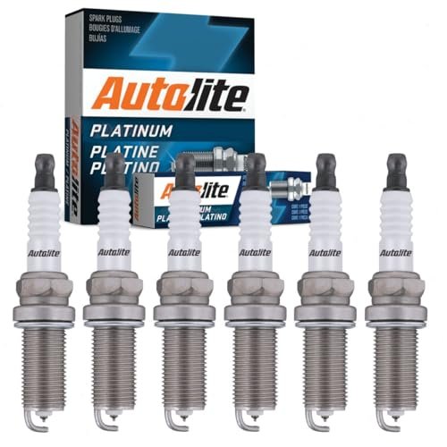 6 pc Autolite Platinum Spark Plugs Compatible with Nissan...
