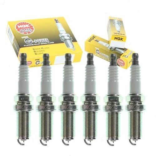 6 pc NGK G-Power Spark Plugs compatible with Nissan...
