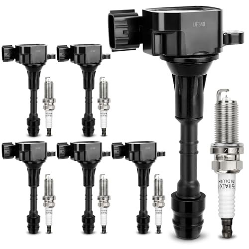 UF349 Ignition Coil & 224018H515 Double Iridium Spark Plug...