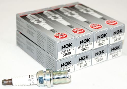NGK R5671A-10 Spark Plugs V Power Turbo Nitrous...