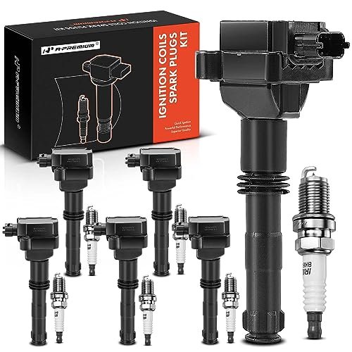 A-Premium Ignition Coils and Spark Plugs Kits Compatible...