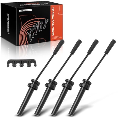 A-Premium Ignition Spark Plug Wires Set of 4 Compatible...