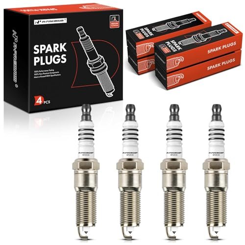 A-Premium Iridium Platinum Spark Plugs Compatible with Jeep...