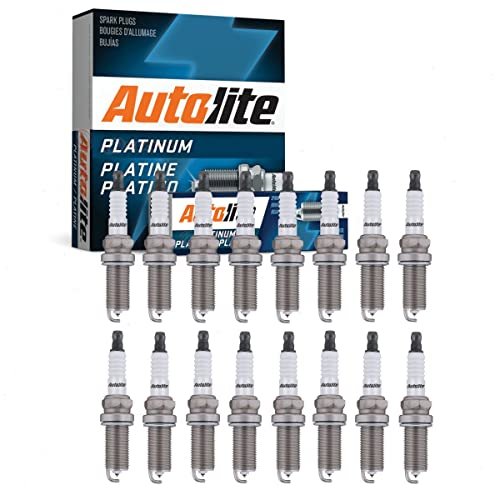 16 pc Autolite Platinum Spark Plugs compatible with Ram...