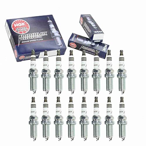 16 pc NGK Iridium IX Spark Plugs compatible with Ram...