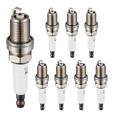 SYKRSS 7090 Iridium Spark Plugs 8 Pack Compatible with...