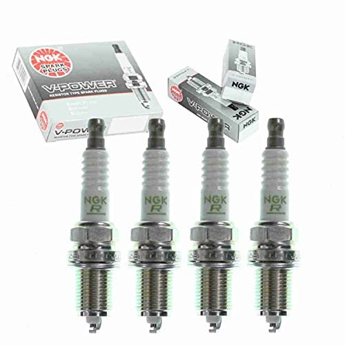 4 pc NGK V-Power Spark Plugs compatible with Scion xB...