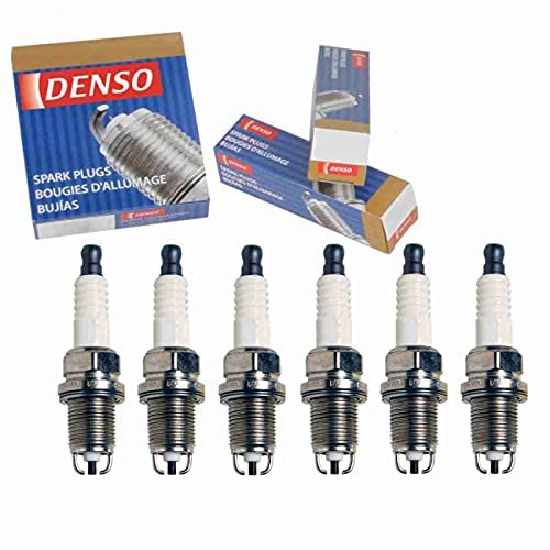 6 pc DENSO Standard Spark Plugs compatible with Toyota...
