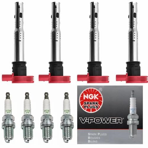 MCK Ignition Coil Packs UF529 06E905115A & NGK Spark...