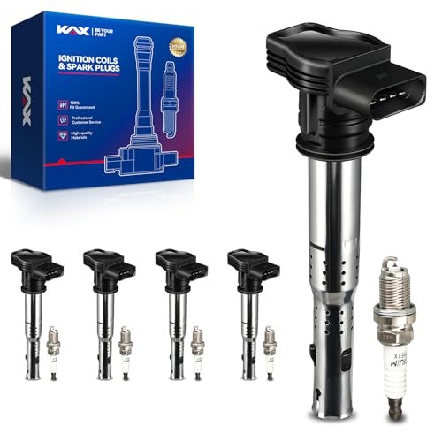 OEM Performance Set of 5 UF575 Ignition Coils & Iridium...