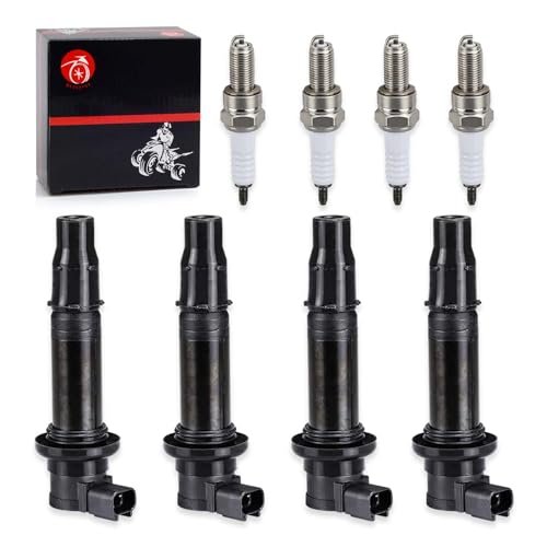 Ignition Coil & Spark Plug For Yamaha YZF-R1 2002-2006...