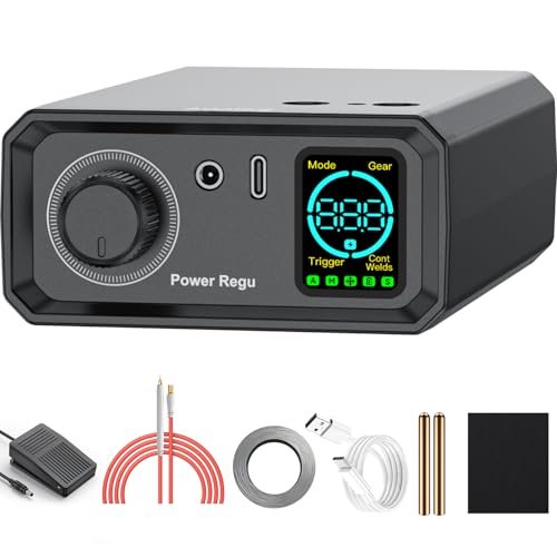 AWithZ 9000W Battery Spot Welder, Rotary Knob Operation 100...