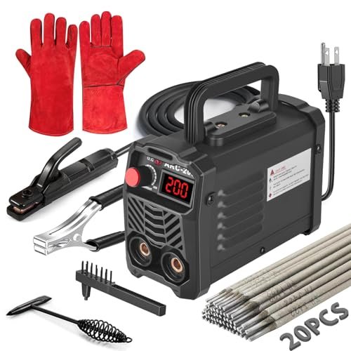 Hpoouo 200Amp 20PCS Rods Stick Welder, Super MINI Portable...
