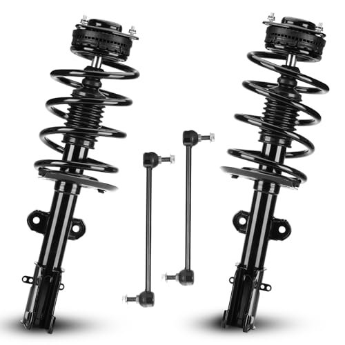 Front Struts Shock Absorber Sway Bar Links Kit Fit for...