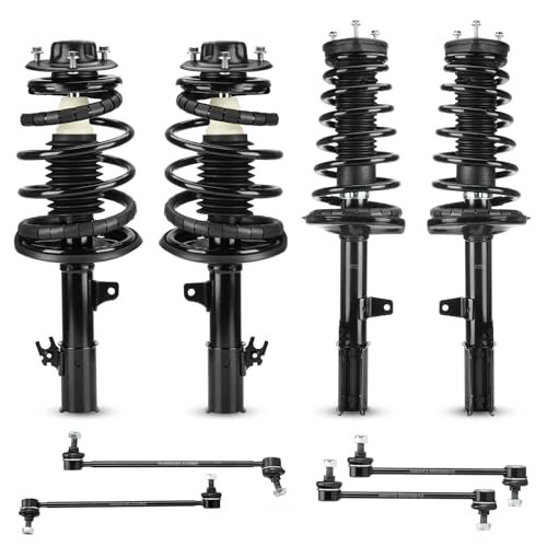 Front & Rear Struts w/Coil Spring & Sway Bar Links...