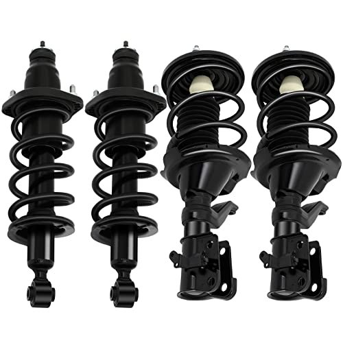 AUTOMUTO Front and Rear Pair Strut Spring Assembly Shock...
