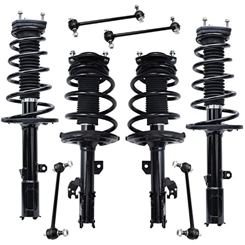 Detroit Axle - 8pc Struts Sway Bars for 2007-2011 Toyota...