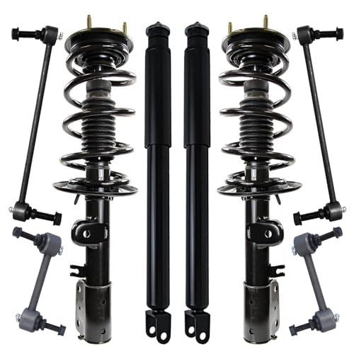 Detroit Axle - AWD Front Struts & Coil Spring +...