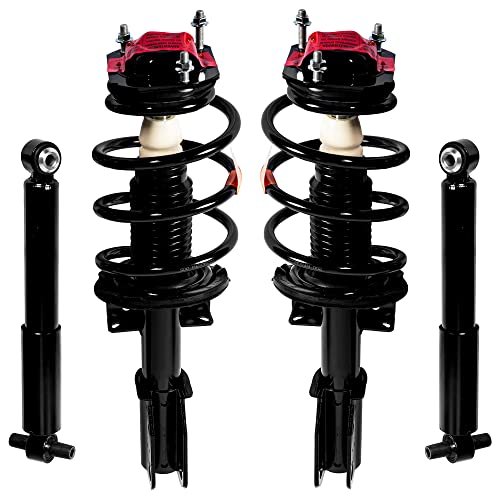 Peforway Front & Rear Complete Strut Assembly Shock...