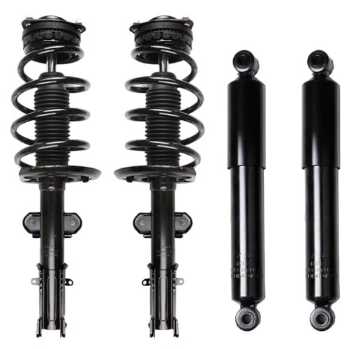 Abrillvt Front Complete Struts Spring Assembly + Rear shock...