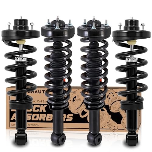 KUIPERAUTO Front + Rear Complete Struts Assembly Compatible...
