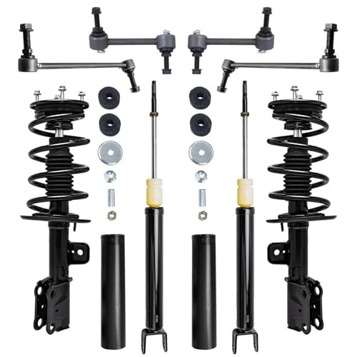 Detroit Axle - 3.5L Front 8pc Strut Kit for 13-18...