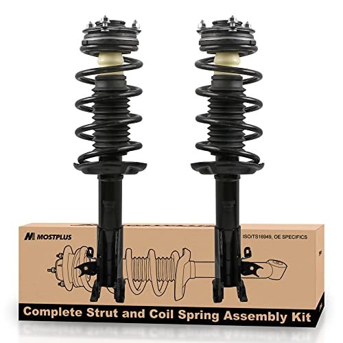 MOSTPLUS 2PCS Front Complete Struts Coil Spring Assembly...