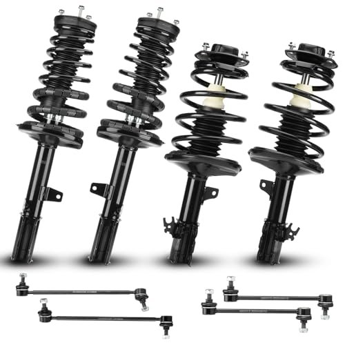Front+Rear Struts Shock Absorber Sway Bar Links Kit Fit...