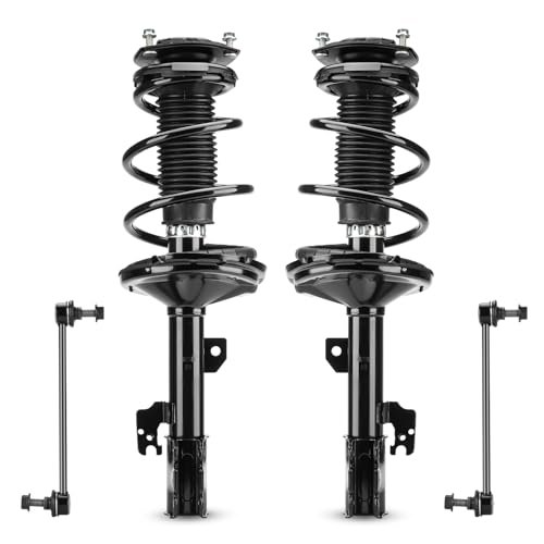 Front Struts w/Coil Spring & Sway Bar Links for 2004-2007...