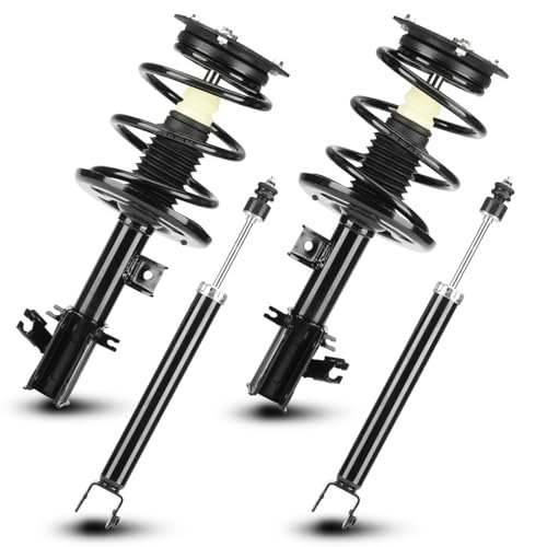 Front Rear Complete Coil Spring Struts Shock Absorbers Fit...