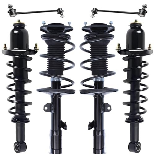 Detroit Axle - Front & Rear Struts for 2004-2009 Toyota...