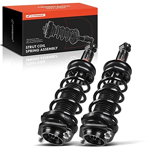A-Premium Rear Pair (2) Complete Strut & Coil Spring...