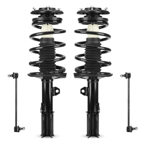 Front Struts Shocks w/Coil Spring & Sway Bar Links for...