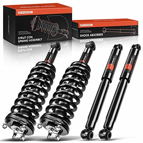 A-Premium Set (4) Front and Rear Complete Shock Absorber...